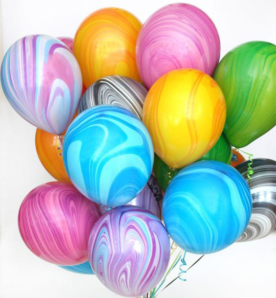 Кулька з гелієм СУПЕР-АГАТ 14"(35см)