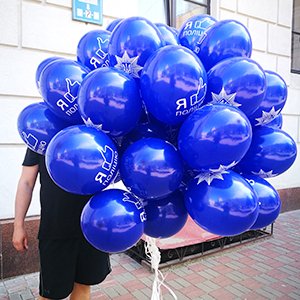 Букет з гелієвих кульок №017