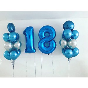 Букет з гелієвих кульок №032