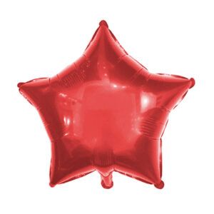 Шар звезда 18", красная с гелием