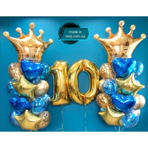 Композиція з гелієвих кульок №165